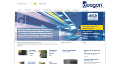 Desktop Screenshot of duagon.com